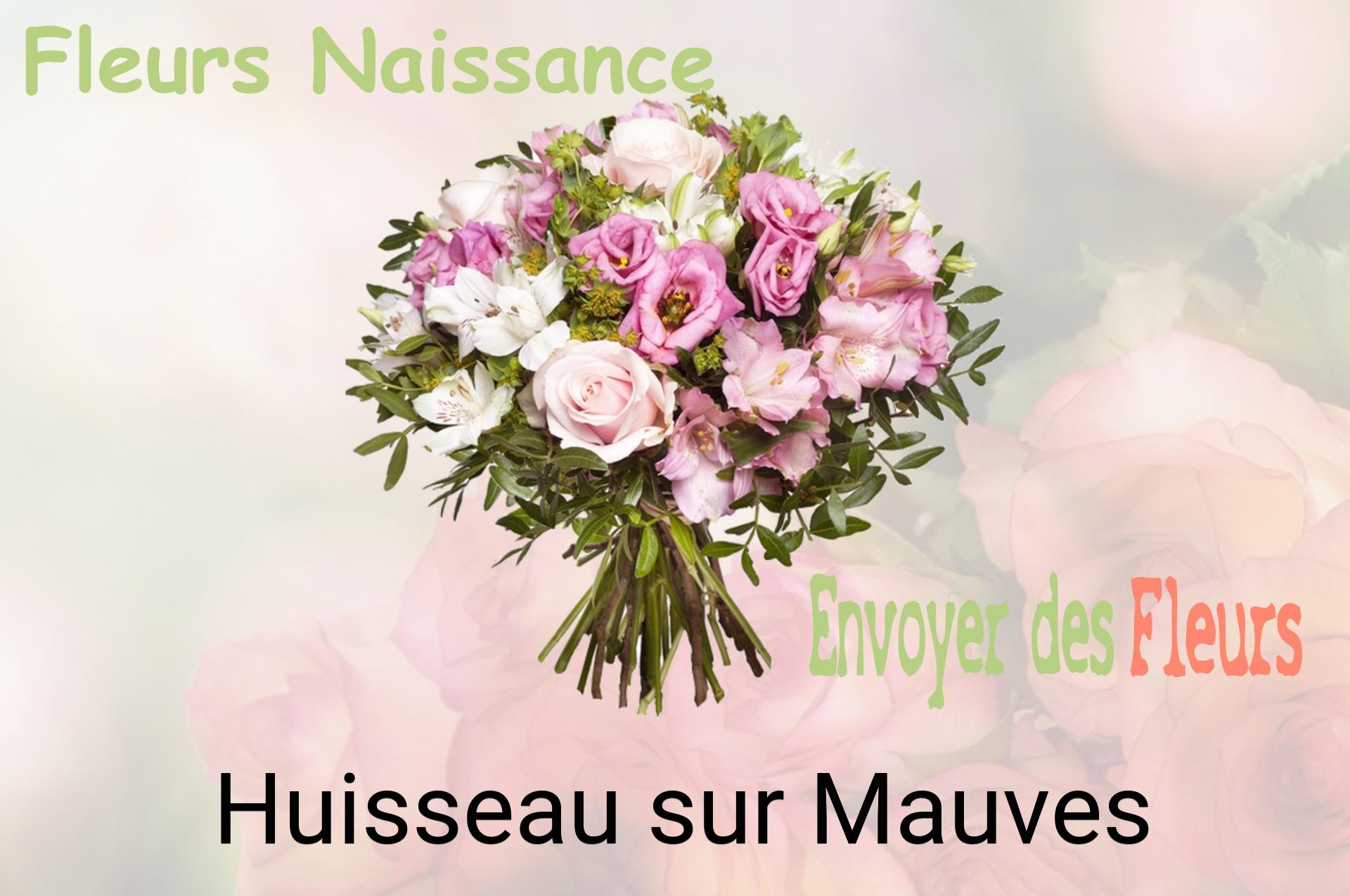 Bouquet de fleurs de naissance livré à Huisseau-sur-Mauves
